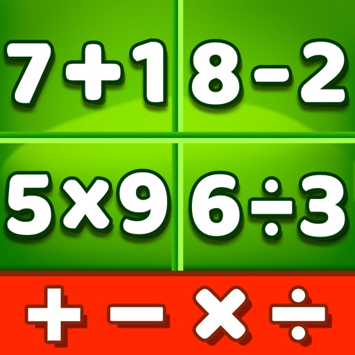 Download Math Games - Learn + - x ÷ IPA iOS icon